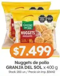 Cordiez Granja del sol nuggets de pollo oferta
