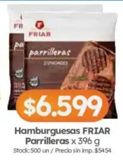 Cordiez Friar hamburguesas parrilleras oferta