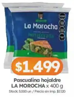 Cordiez La morocha pascualina hojaldrada oferta