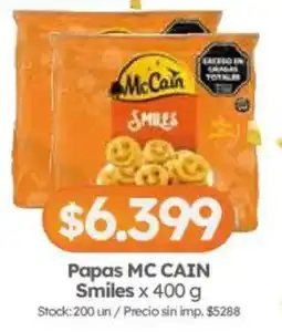 Cordiez McCain papas smiles oferta