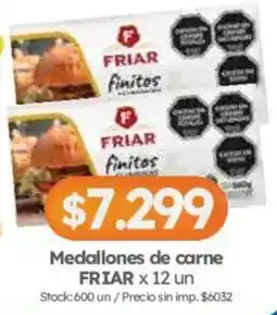 Cordiez Friar medallones de carne oferta