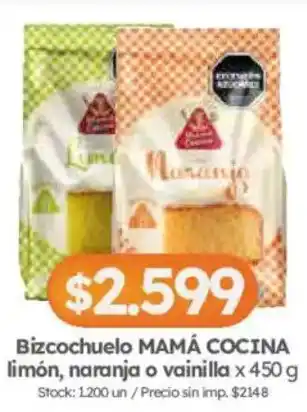 Bizcochuelo mamá cocina
