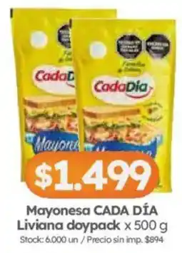 Cordiez Cada día mayonesa oferta