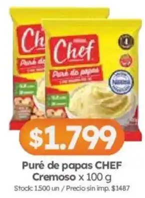 Chef puré de papas cremoso