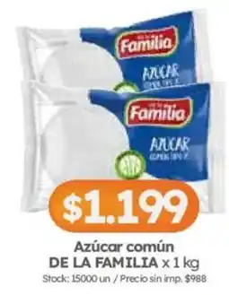 Cordiez Familia azúcar común oferta