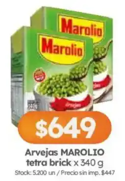 Cordiez Marolio arvejas oferta