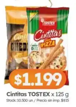 Cordiez Cintitas tostex oferta