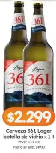 Cordiez 361 cerveza lager oferta