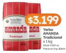 Cordiez Amanda yerba mate tradicional oferta