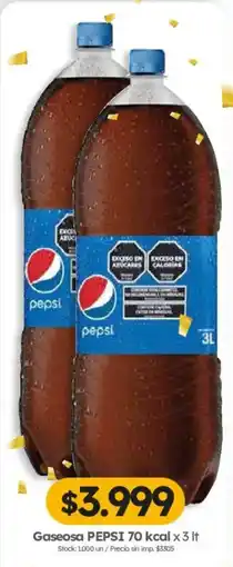 Cordiez Pepsi gaseosa oferta