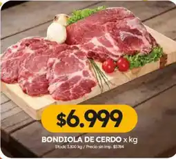 Cordiez Bondiola de cerdo oferta