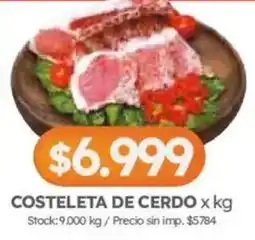 Cordiez Costeleta de cerdo oferta