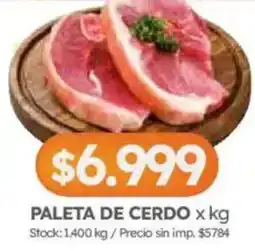 Cordiez Paleta de cerdo oferta
