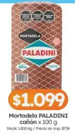 Cordiez Paladini mortadela oferta