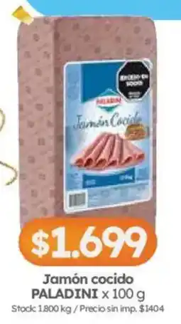 Cordiez Paladini jamón cocido oferta