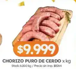 Cordiez Chorizo puro de cerdo oferta