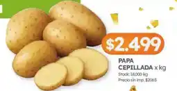 Cordiez Papa cepillada oferta
