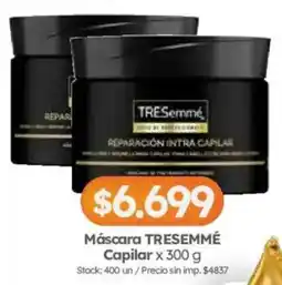 Cordiez Tresemmé máscara capilar oferta