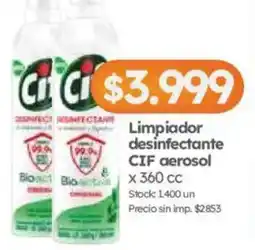 Cordiez Cif limpiador desinfectante oferta