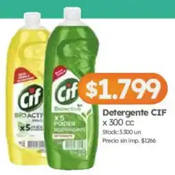 Cordiez Cif detergente oferta