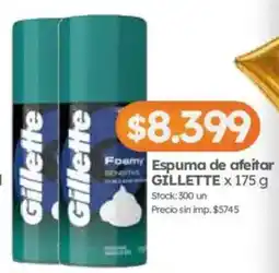 Cordiez Gillette espuma de afeitar oferta