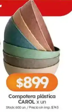 Cordiez Carol compotera plástica oferta