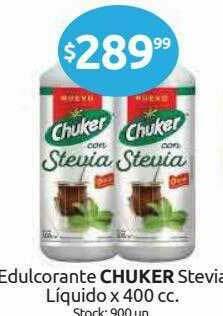 Cordiez Edulcorante Chuker Stevia Liquido oferta
