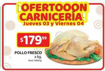 Cordiez Pollo Fresco oferta