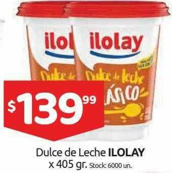 Cordiez Dulce De Leche Ilolay oferta