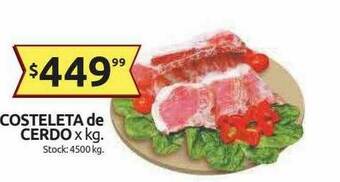 Cordiez Costeleta De Cerdo oferta