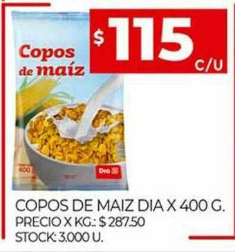 Supermercados DIA Copos De Maiz Dia oferta