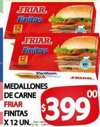 Supermercados Mariano Max Medallones De Carne Friar Finitas oferta
