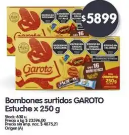Supermercados Buenos Días GAROTO Bombones surtidos Estuche oferta