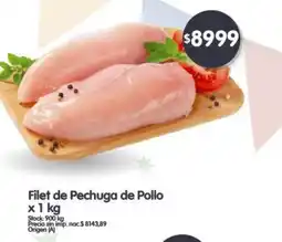 Supermercados Buenos Días Filet de Pechuga de Pollo oferta