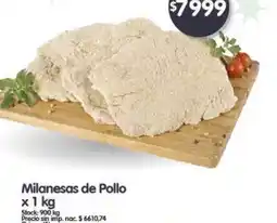 Supermercados Buenos Días Milanesas de Pollo oferta