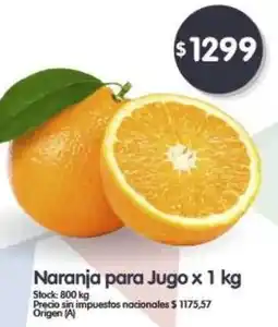 Supermercados Buenos Días Naranja para Jugo oferta