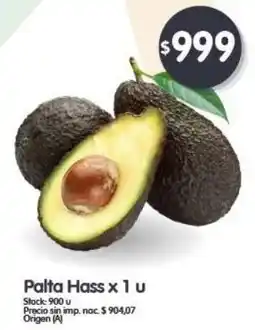 Supermercados Buenos Días Palta Hass oferta