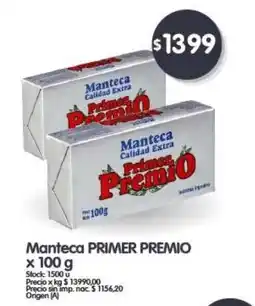 Supermercados Buenos Días PRIMER PREMIO Manteca oferta
