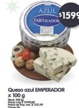 Supermercados Buenos Días EMPERADOR Queso azul oferta