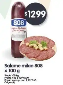 Supermercados Buenos Días 808 Salame milan oferta