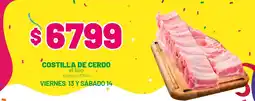 Almacor Costilla de cerdo oferta