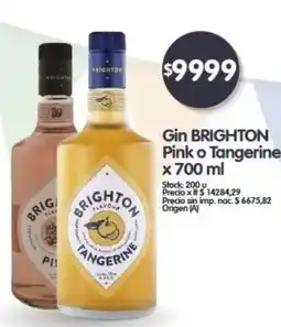 Supermercados Buenos Días BRIGHTON Gin Pinko Tangerine oferta