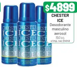 Almacor Chester ice desodorante masculino aerosol oferta