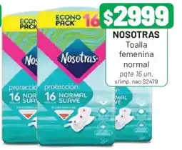 Almacor Nosotras toalla femenina normal oferta