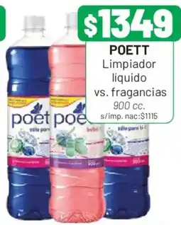 Almacor Poett limpiador líquido vs. fragancias oferta