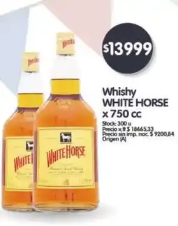 Supermercados Buenos Días WHITE HORSE Whishy x 750 cc oferta