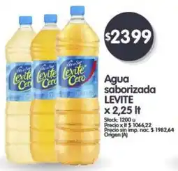 Supermercados Buenos Días LEVITE Agua saborizada oferta