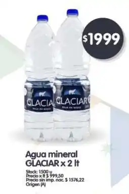 Supermercados Buenos Días GLACIAR Agua mineral oferta