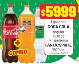 Almacor Coca cola fanta/sprite oferta
