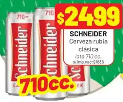 Almacor Schneider cerveza rubia clásica oferta